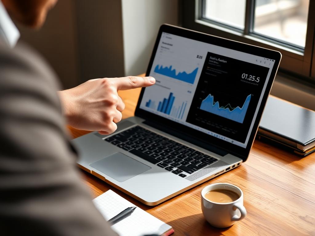 InfraPay adviseur bespreekt ROI met klant op laptop